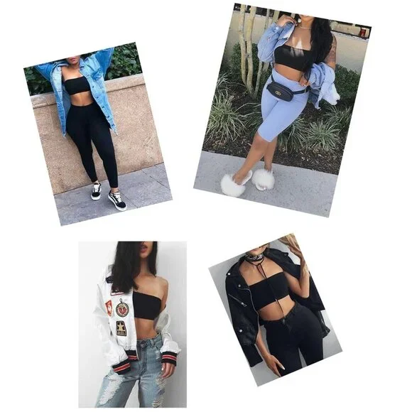 3pcs SET Strapless Bandeau Padded Tube Top Bra Stretch Non-slip - Picture 7 of 8